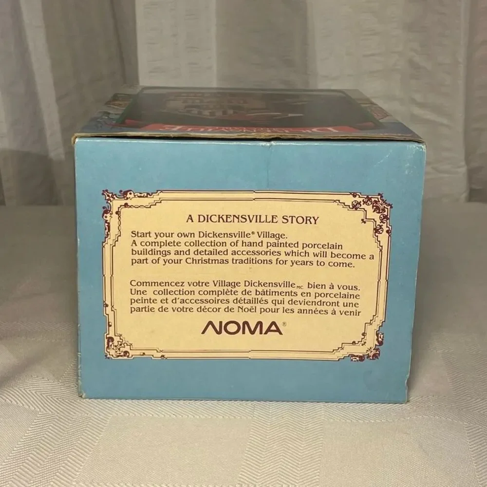 Vintage 1995 NOMA Dickensville Italian Restaurant #28409 Porcelain Village